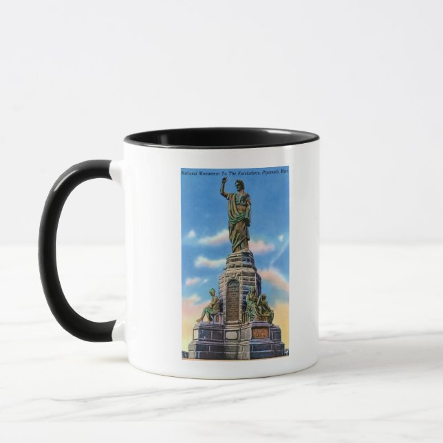 Caneca Visão do Monumento de Nat aos Pais dos EUA (Esquerda)