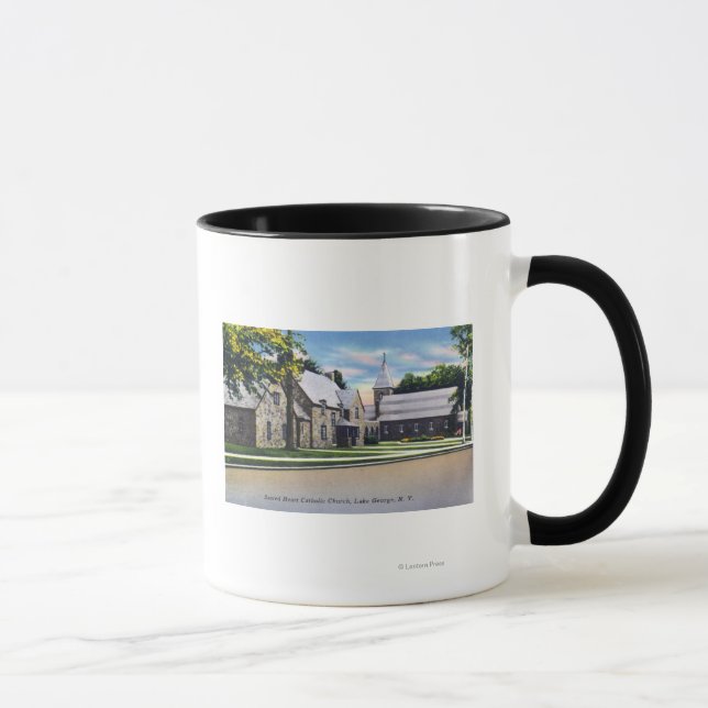 Caneca Visão Exterior da Católica Sagrada do Coração (Direita)