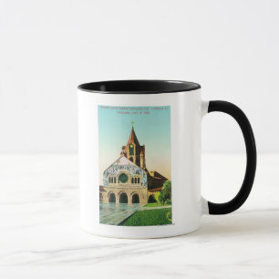 Caneca Visão Exterior da Igreja Memorial em Stanford U