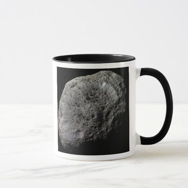 Caneca Visão falsa da lua de Saturno Hyperion (Direita)