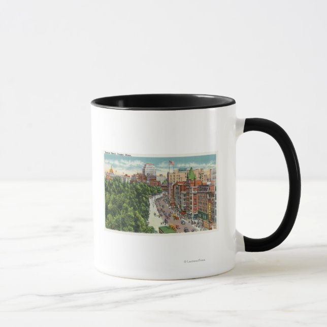 Caneca Visão Geral da Rua Tremont (Direita)