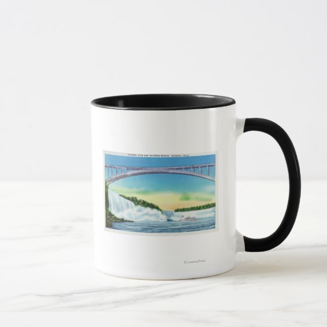 Caneca Visão Geral das Caixas e do Arco-Íris (Direita)
