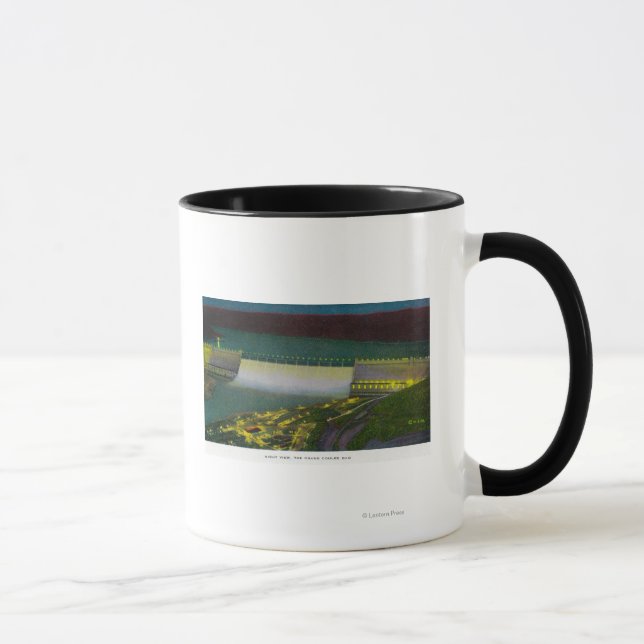 Caneca Visão Noturna, Grande Coulee Dam (Direita)