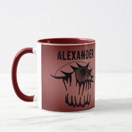 Caneca Visão Personalizada Psicodélica de Sangue