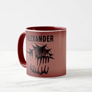 Caneca Visão Personalizada Psicodélica de Sangue