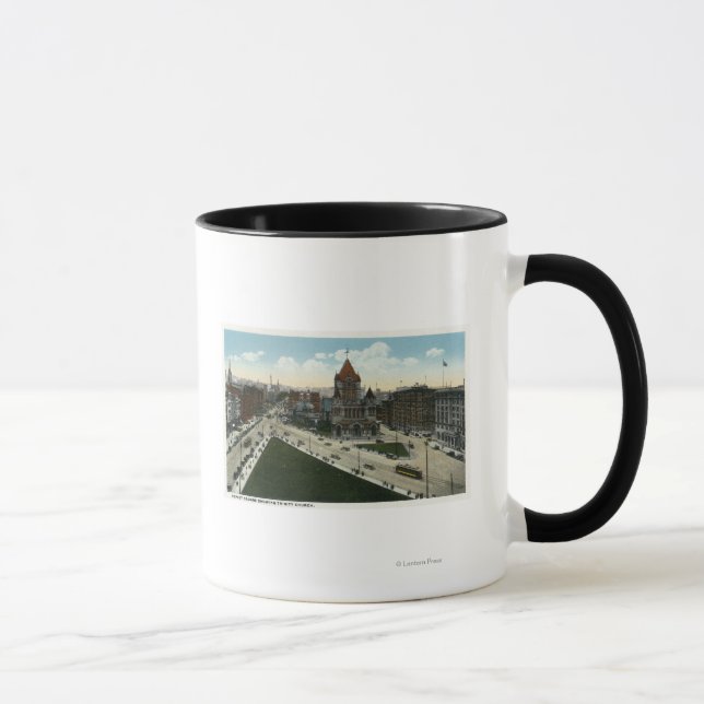 Caneca Visão Quadrada de Copley da Igreja Trindade (Direita)