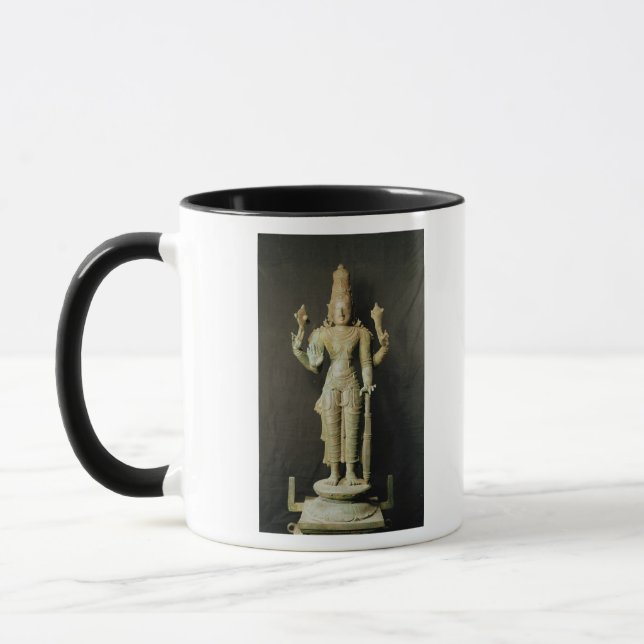 Caneca Vishnu, Chola atrasado (Esquerda)