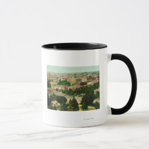Caneca Vista aérea da cidade