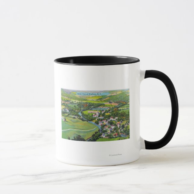 Caneca Vista aérea da cidade (Direita)