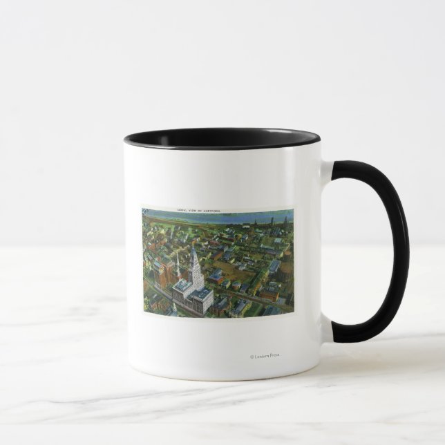 Caneca Vista aérea da cidade 2 (Direita)