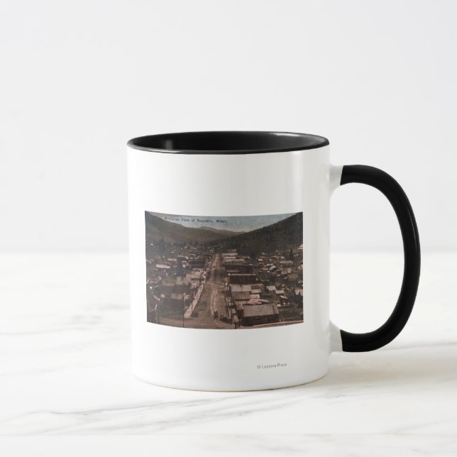 Caneca Vista aérea da cidade 3 (Direita)