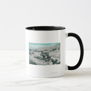 Caneca Vista aérea da Cidade de Mariposa, CA