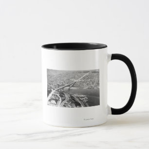 Caneca Vista aérea da ponte da Aurora