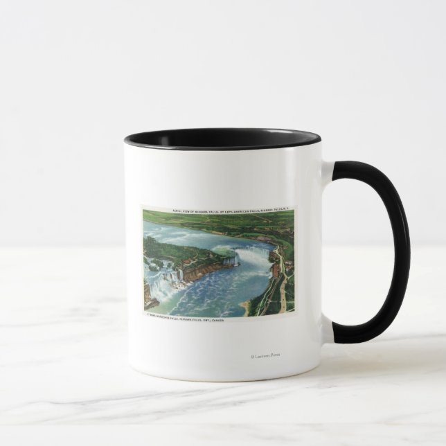 Caneca Vista aérea de Inteiros Niágara Cai 2 (Direita)