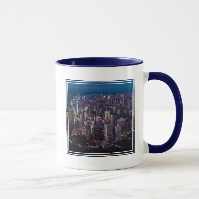 Caneca Vista aérea de Manhattan (Direita)