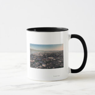 Caneca Vista aérea do beira-rio e da cidade