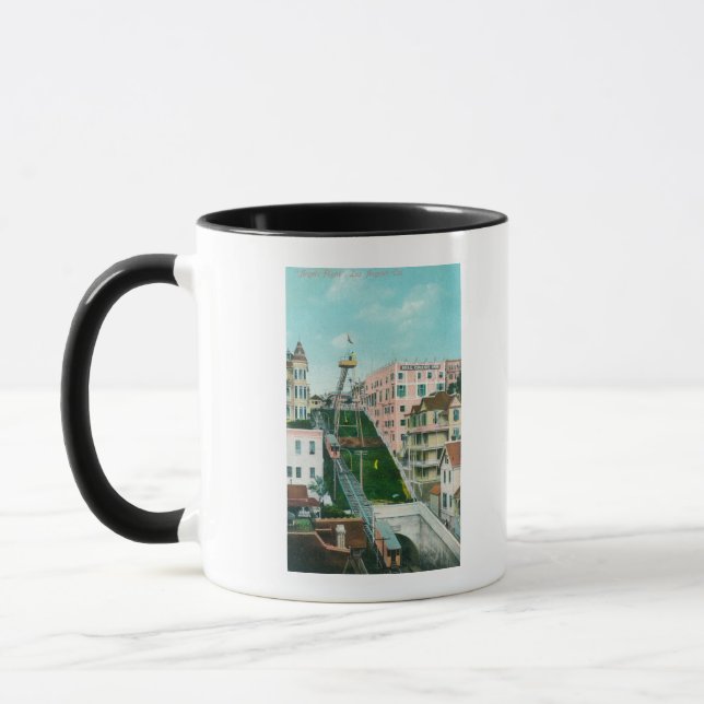 Caneca Vista aérea do carrinho de voo dos anjos (Esquerda)