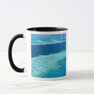 Caneca Vista aérea do Grande Barreira de Coral pelo