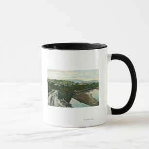Caneca Vista aérea do San Lorenzo River
