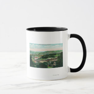 Caneca Vista aérea do TownColfax, CA