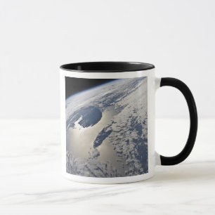Caneca vista Alto-oblíqua da península de Gaspe