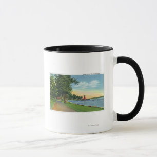 Caneca Vista cénico ao longo do lago