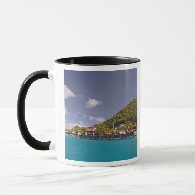 Caneca Vista cêntrica da Virgem do Clube de Yacht Bitter  (Esquerda)