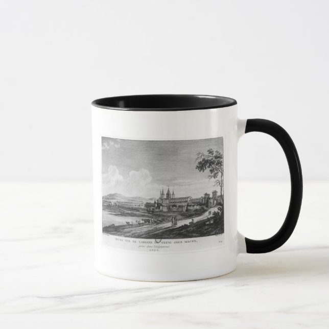 Caneca Vista da abadia de Cluny (Direita)