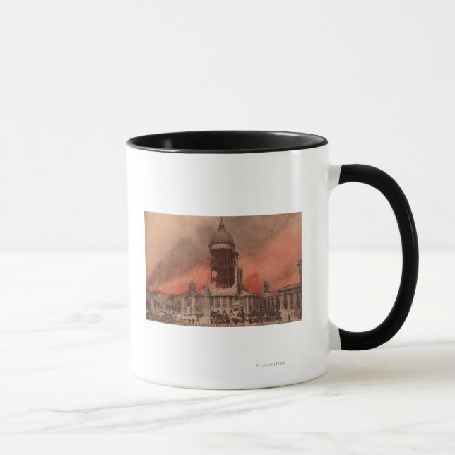Caneca Vista da Câmara Municipal Após o Terremoto (Direita)