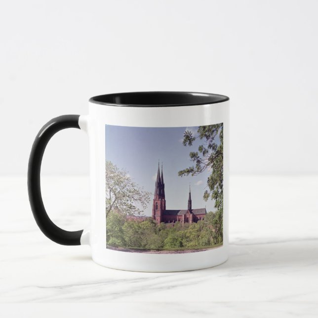 Caneca Vista da catedral de Upsália do castelo (Esquerda)