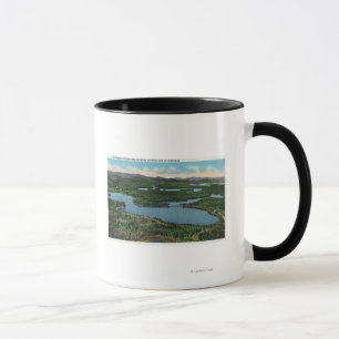Caneca Vista da Chapel Pond Road perto de Keene Valley