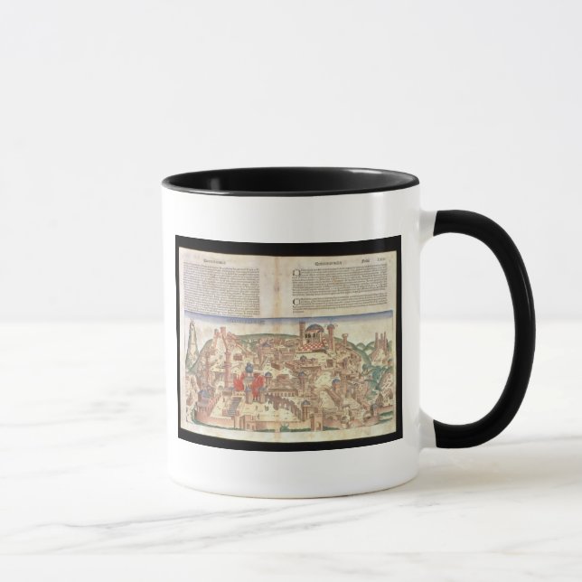 Caneca Vista da cidade de Jerusalem, do Nuremberg (Direita)
