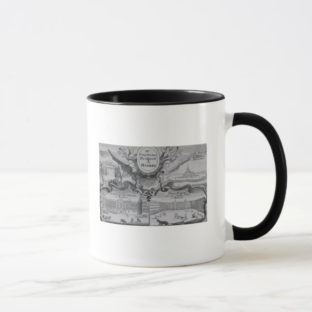 Caneca Vista da cidade de Madrid (Direita)