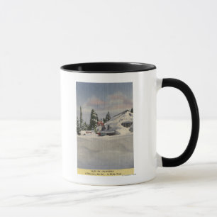 Caneca Vista da cidade no inverno