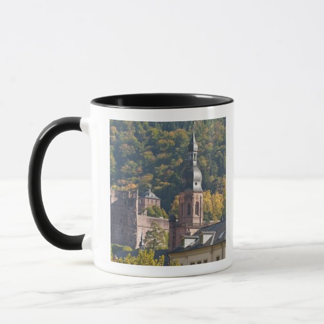 Caneca Vista da Cidade Velha de Heidelberg (Esquerda)