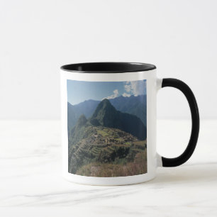 Caneca Vista da citadela em Machu Picchu
