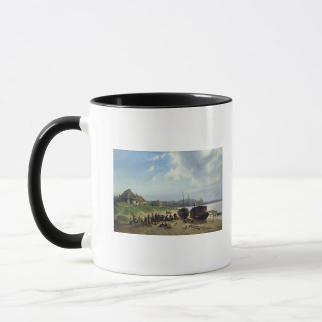 Caneca Vista da costa holandesa (Esquerda)