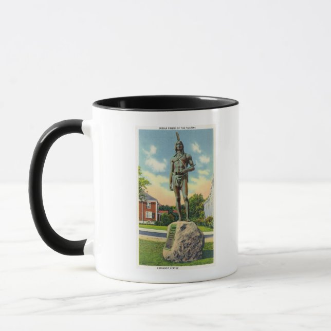 Caneca Vista da estátua de Massasoit nº 2 (Esquerda)