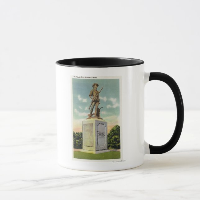 Caneca Vista da Estátua do Homem Minuto (Direita)