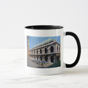 Caneca Vista da fachada da basílica Palladiana
