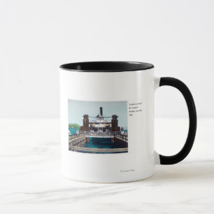 Caneca Vista da Feira Comercial de Berkeley Ferryboat