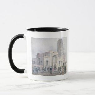 Caneca Vista da igreja de St Bartholomew