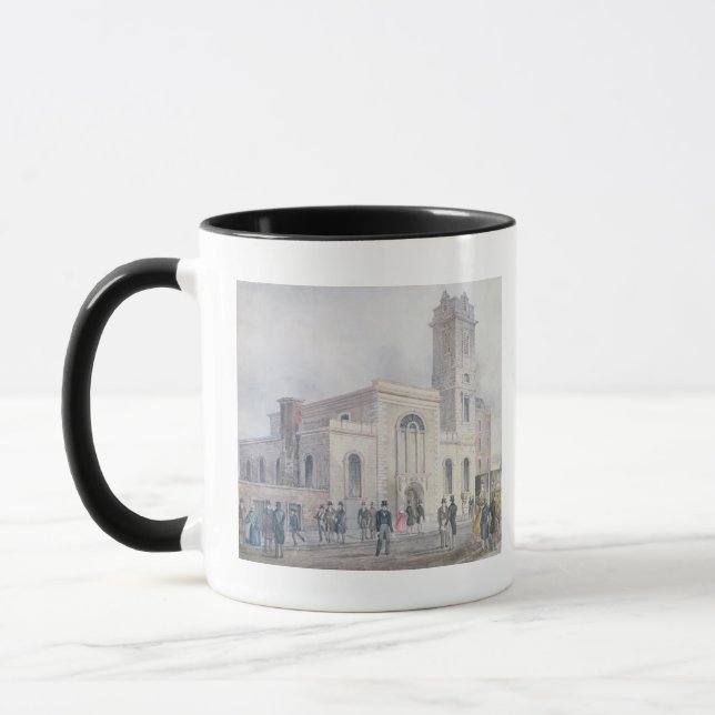 Caneca Vista da igreja de St Bartholomew (Esquerda)