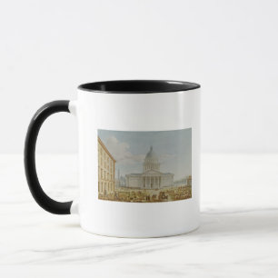 Caneca Vista da igreja de St. Genevieve,