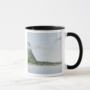 Caneca Vista da ilha de Bora Bora, 'do automóvel da