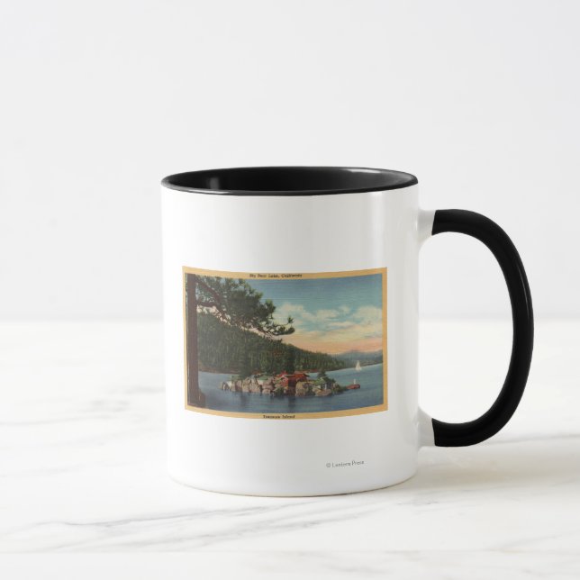 Caneca Vista da Ilha do Tesouro (Direita)