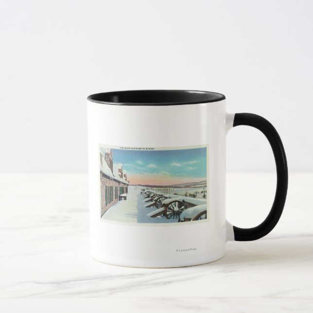 Caneca Vista da Plataforma do Sul no inverno (Direita)