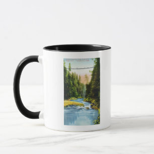 Caneca Vista da ponte de suspensão de Capilano # 2