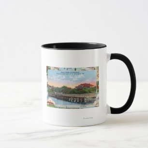 Caneca Vista da ponte e do clube de Sewall