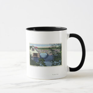 Caneca Vista da ponte traseira da baía